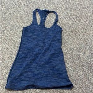 Blue lululemon tank